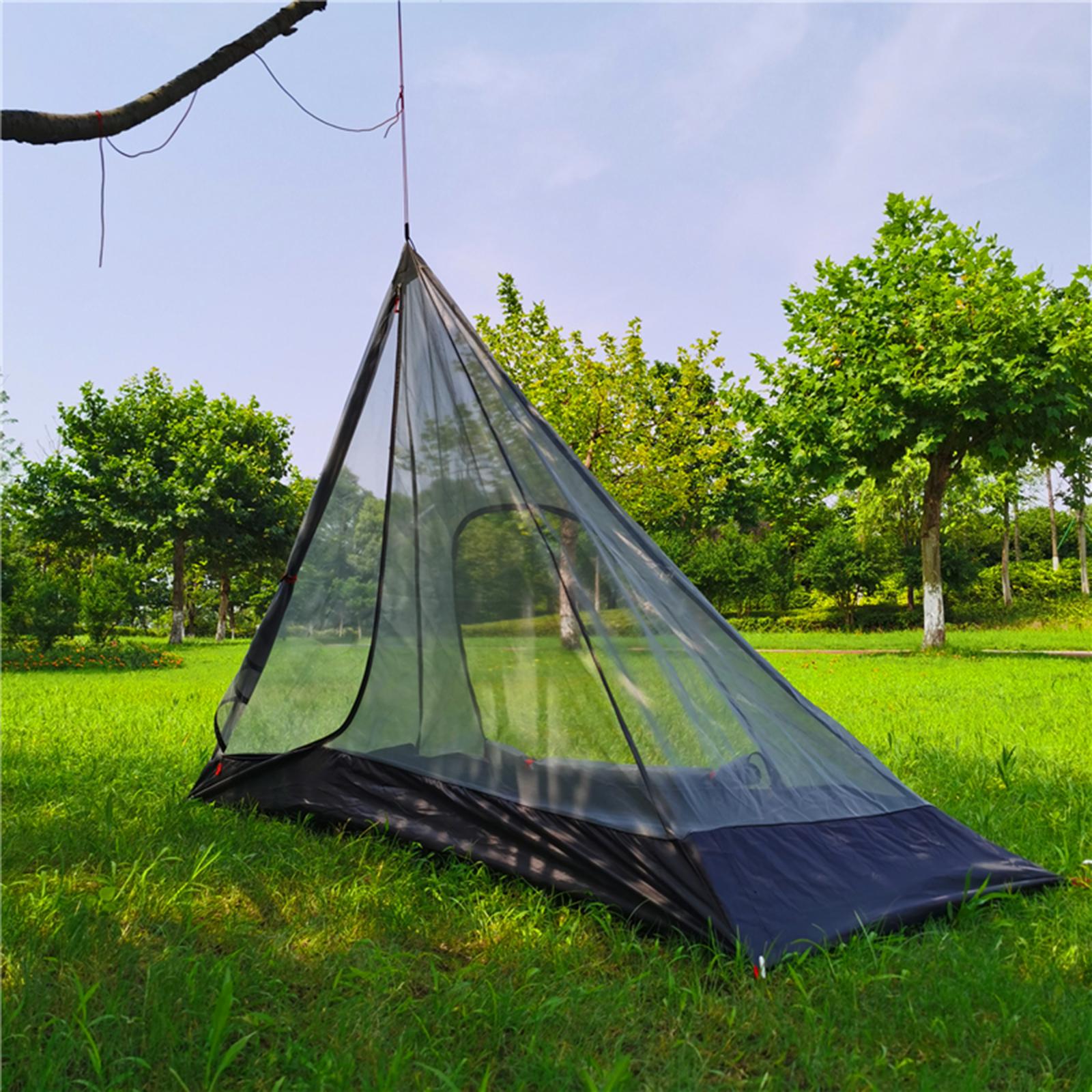 Cheap Goat Tents Light Indoor Pyramid Tent Outdoor Rodless Camping Tent Inner Tent Summer Hanging Net Tent   